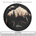 thumbnail image 2 of Heavy Duty Spare Tire Cover 14inch Bear And Mountain Waterproof Polyester Wheel Protectors Wheel Covers Gifts for Animal Lover for Camper Travel Trailer SUV Truck, 2 of 8