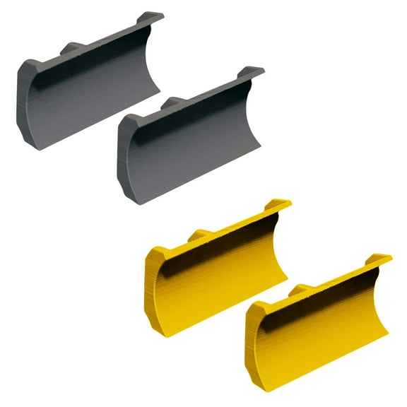 mfyjkho Snow Plow Shoe Attachments for Winter Snow Clearing, Flexible Material, 2-Pack for Sidewalks and Driveways