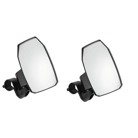 Jeep Roll Cages - QuadBoss Black Side View Mirrors (Pair) UTV 2