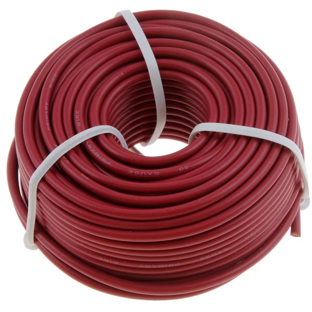 Dorman Primary Wire 86750 Conduct-Tite; OE Replacement; Stranded; 20 Gauge; Red; 40 Foot Length; Polyvinyl Chloride