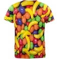 thumbnail image 2 of Halloween Fruit Candy All Over Adult T-Shirt - Small, 2 of 2
