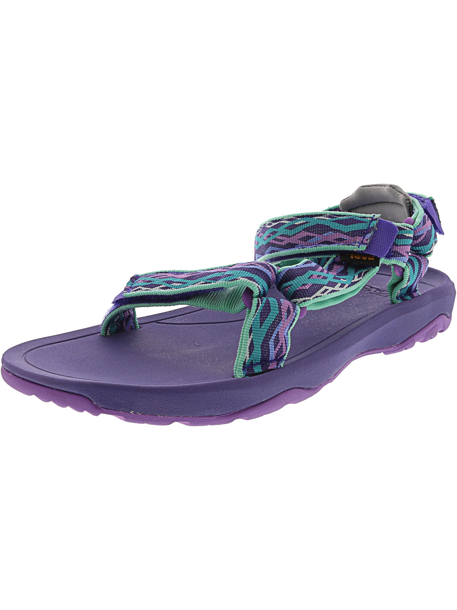 purple teva flip flops