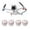 4PCS, variant on Drone LED Night Flight for DJI Lito X1/Lito 1, Night Flying Signal Drone Strobe Light Warning Light LED Flash Lights for DJI Lito X1/Lito 1 Accessory
