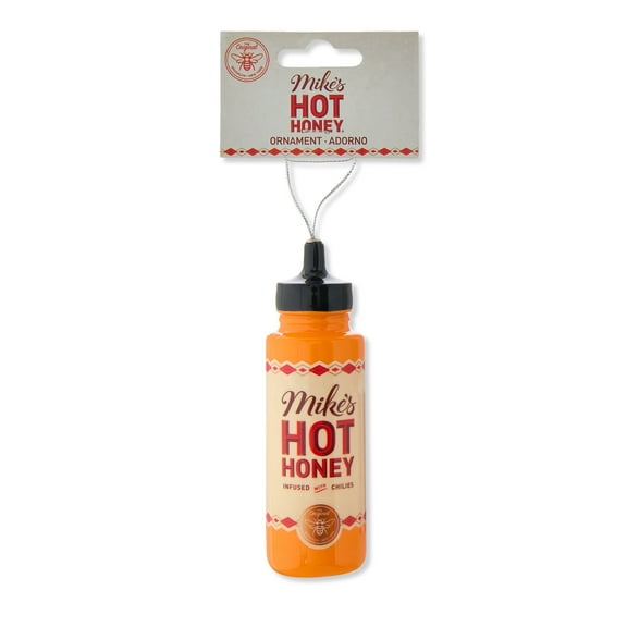 Mike's Hot Honey Decoupage Holiday Ornament, Amber, 1 Pack by Ruz