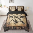 thumbnail image 6 of Hunting And Fishing Comforter Set Queen 7 Piece Tree Camo Bedding Set With Sheets Adults Woodland Wildlife Bass Fish Duck Bear Deer Bed In A Bag Rustic Farmhouse Cabin Bed Set, 6 of 6