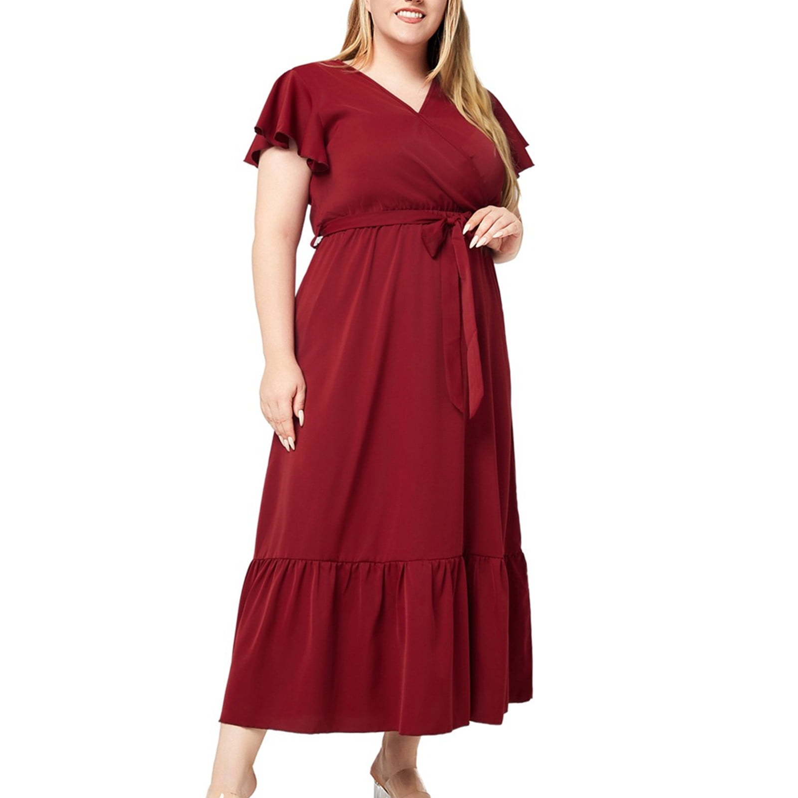 Pisexur Plus Size Dresses for Women Floral Beach Maxi Dress Pisexur Plus Size Dresses for Women Floral Beach Maxi Dress