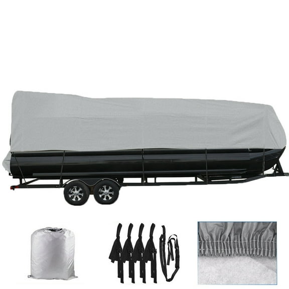 Genrics 21-24 Boat Cover Waterproof Trailerable Heavy Duty Pontoon Beam 102