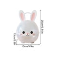 thumbnail image 3 of Cute Rabbit Storage Box, Decorative Organizing Box for Small Items, Festive Desk Organizer, Home Office and Holiday Display, 3 of 5