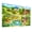 Color 4, variant on Classroom 8 Pack Art Acoustic Panels Sound Absorbing Cartoon Forest Border Turtles Mushrooms Flowers Wooden Logs Green Decorative Soundproof Wall Panels Self Adhesive for Nursery Game Room 48"x32"