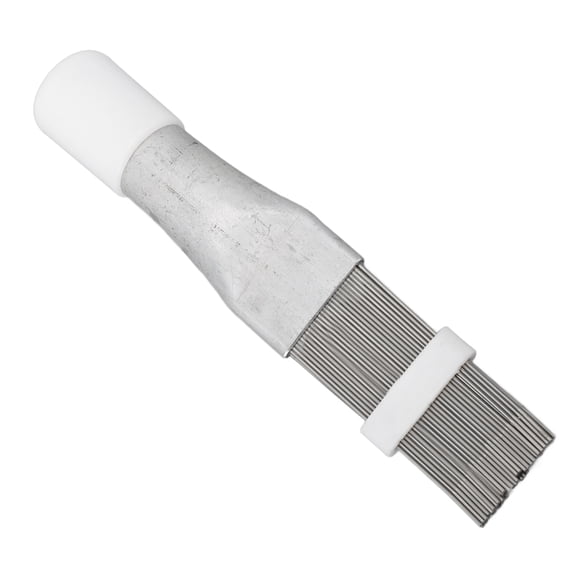 AC Fin Comb, Stainless Steel White Adjustable Air Conditioner Condenser Fin Comb for Conditioning Units