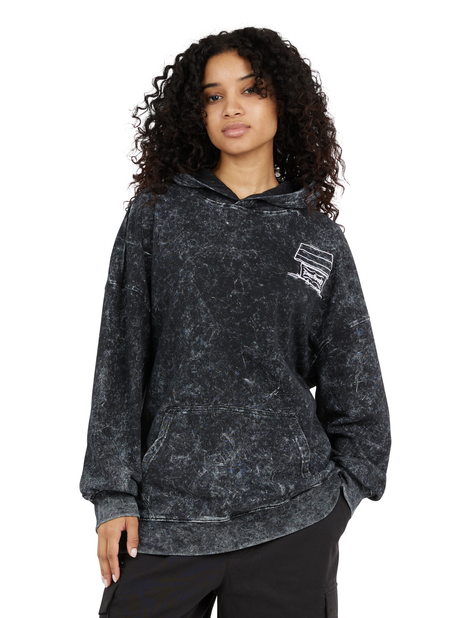 Dogg Supply by Snoop Dogg Men's & Big Men’s Acid Wash Hoodie Sweatshirt, Sizes XS-3XL