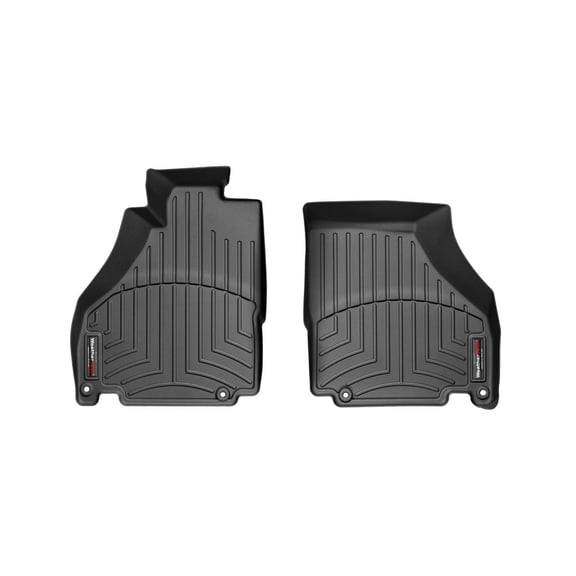 WeatherTech Custom Fit FloorLiners compatible with Ferrari F430, F430 Spider - 1st Row (Driver & Passenger), Black