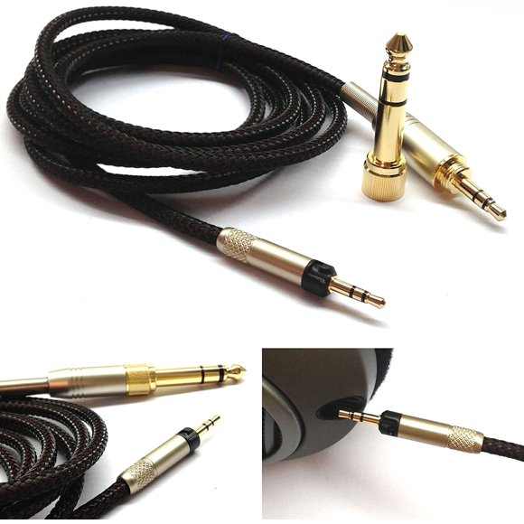 NewFantasia Replacement Audio Upgrade Cable Compatible with Audio Technica ATH-M50x, ATH-M40x, ATH-M70x Headphones