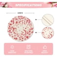 thumbnail image 4 of Set de 4 Individuales Redondos Corazones Rosas de Amor de 35 cm para Decoración Romántica de Mesa y Celebraciones, 4 of 5