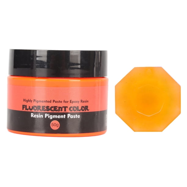 Pigmento De Resina, Preservación Sellada De Alta Concentración, Pasta De Pigmento Fluorescente De 50 G, Portátil Para Manualidades De Resina