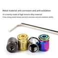 thumbnail image 2 of Youkk Bouchons de Valve de Pneu en Acier Inoxydable Anti-Vol pour Protection Haute Performance, Coloré et Beau, 2 of 6