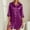 Purple, variant on XINXIAOO Women's Soft Comfortable Robe With Lapel Collar Everyday Wear Basic Style Sleepwear For All Seasons Mom Daughter Matching Robes Woman Robe 3x Hot Tub Robes Women plus Size Robes with Pockets