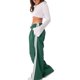 thumbnail image 3 of Lucakuins Pantalones casuales para mujer, cintura elástica con cordón, pantalones largos sueltos a rayas, ropa de calle Lucakuins  moda, 3 of 9