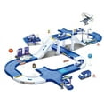 thumbnail image 2 of Police City Track Playset with Garage and Car Wash for Ages 3-5, 2 of 16