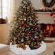 thumbnail image 4 of Falda para árbol de Navidad, tapete de punto para árbol de Navidad de 48 pulgadas para decoración navideña, 4 of 5
