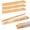 Light Brown, variant on 4-Pack All-in-One Acrylic Mahjong Rack & Pusher Combo for American Mahjong (Clear)