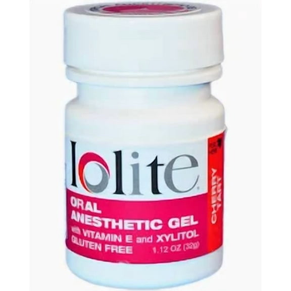 IOLITE - Benzocaine 20% Gel – Cherry Tart – 1.12oz.
