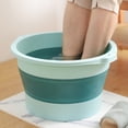 thumbnail image 2 of Cubo De Remojo De Pies Plegable Baño De Pies De Plástico Engrosamiento Cubo De Lavado De Pies Lavabo Masaje Baño De Pies seitruly AF001060-02, 2 of 4