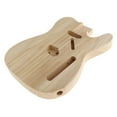 thumbnail image 2 of Bricolaje De Guitarra Inacabada Cuerpo En Blanco De Madera De Arce Encaja Con Accesorios De Guitarra TL, 2 of 7