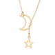 thumbnail image 2 of Fiudx Gargantilla con Colgante de Estrella para Mujer, Cadena Larga Dorada, Joyería, 2 of 5
