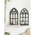 thumbnail image 4 of 1/3Pc Gothic Wooden Hollow Wall Decoration Wall Decor Vintage Cathedral Arch Frame Goth Room Decor Rustic Spooky Decorative Gift, 4 of 9