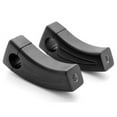thumbnail image 3 of Krator 3.5" Black Motorcycle Handlebar Pullback Risers Compatible with Harley Davidson XL Sportster 1200 Custom, 3 of 4
