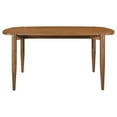 thumbnail image 5 of Pemberly Row Mid-Century Oval Solid Wood Dining Table in Walnut, 5 of 9
