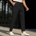 thumbnail image 2 of Men's High Stretch Golf Pants, Slim-Fit Flat Front Outdoor Pants of Lightweight, 2 of 5