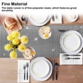 thumbnail image 4 of 2 Pieces Polyester Table Runner Solid Color Glossy Disco Themed Home Restaurant Dining Table Flag Decor Ornament Red, 4 of 8