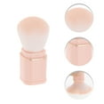 thumbnail image 3 of Unique Bargains 1 Pc Retractable Square Cosmetic Brush for Business Travel Pink Artificial Fiber Wool Plastic, 3 of 5