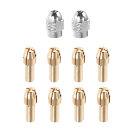 

Chuck Tool Brass Collet Router Extension Rotary Drill Nut Holder Electric Grinding Bit