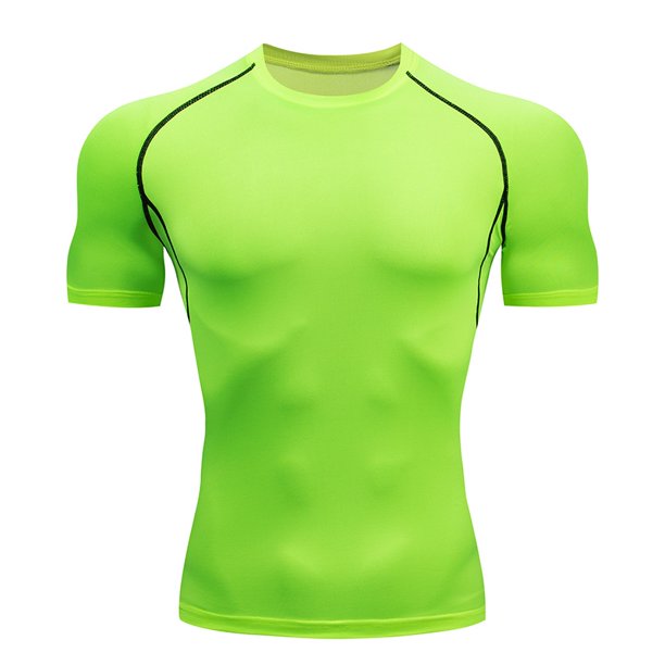 De Manga Corta De Los Hombres De Compresión Ropa Deportiva Traje Estaciones Primavera Gimnasio Ajustada Yoga Conjuntos De Entrenamiento Jogging Running Fitnesspangjing