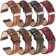 thumbnail image 5 of Genuine leather watch strap bracelet quick release brown wristband genuine leather watch strap-22mm, 5 of 5
