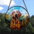 thumbnail image 2 of Redbone Coonhound Christmas Dog Ornament Christmas 2025 - Redbone Coonhound Dog Stained Glass SunCatcher for Windows - Christmas, Dog Christmas Decor, Dog Christmas, 2 of 4