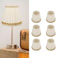 thumbnail image 4 of Table Lampshade, Safe 6Pcs Easy Installation Small Lamp Shades  For Hotel, 4 of 8