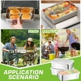 thumbnail image 4 of Stainless Steel Food Storage Containers with Lids, 3 Piece Set Stackable, Dishwasher Safe for Meal Prep, Deli Meat, Cheese, Bacon & Freezer, 4 of 9