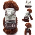 thumbnail image 4 of Safe With Button Pet Cat Winter Clothes, Plush Material Non- Pet Dog Winter Clothes, Soft For Pet 10#, 4 of 8