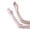 Pink, variant on Half Finger Mesh Ice Silk UV Protection Arm Sleeves, Long Full Sun Coverage Cooling Arm Guards, Breathable Stretch Sun Arm Covers for Cycling Driving Fishing Beach Outdoor Sports(Grey)