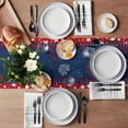 thumbnail image 5 of 4th of July Table Runner,Fireworks Pattern Patriotic Table Mats,250th Anniversary Fourth of July Memorial Day Kitchen Dining Table Decoration,108x13 Inch, 5 of 6