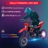 thumbnail image 4 of Patikuin 24V Kids Electric Motorcycle, Off-Road Motocross Bike with 250W Powerful Motor, Speeds Up to 13.6 MPH, Chain Driven, Leather Seat, Disc Brake, and Air-Filled Tires - Red, 4 of 6