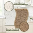 thumbnail image 3 of Plant-Based Kitchen Sponges (24 Pack) | FSC-Certified & PETA Approved | Natural Cellulose & Coconut Blend Scrubber Dish Sponges for Kitchen | S-Shaped Design | Eco-Friendly, Non-Scratch & Non-Toxic, 3 of 4