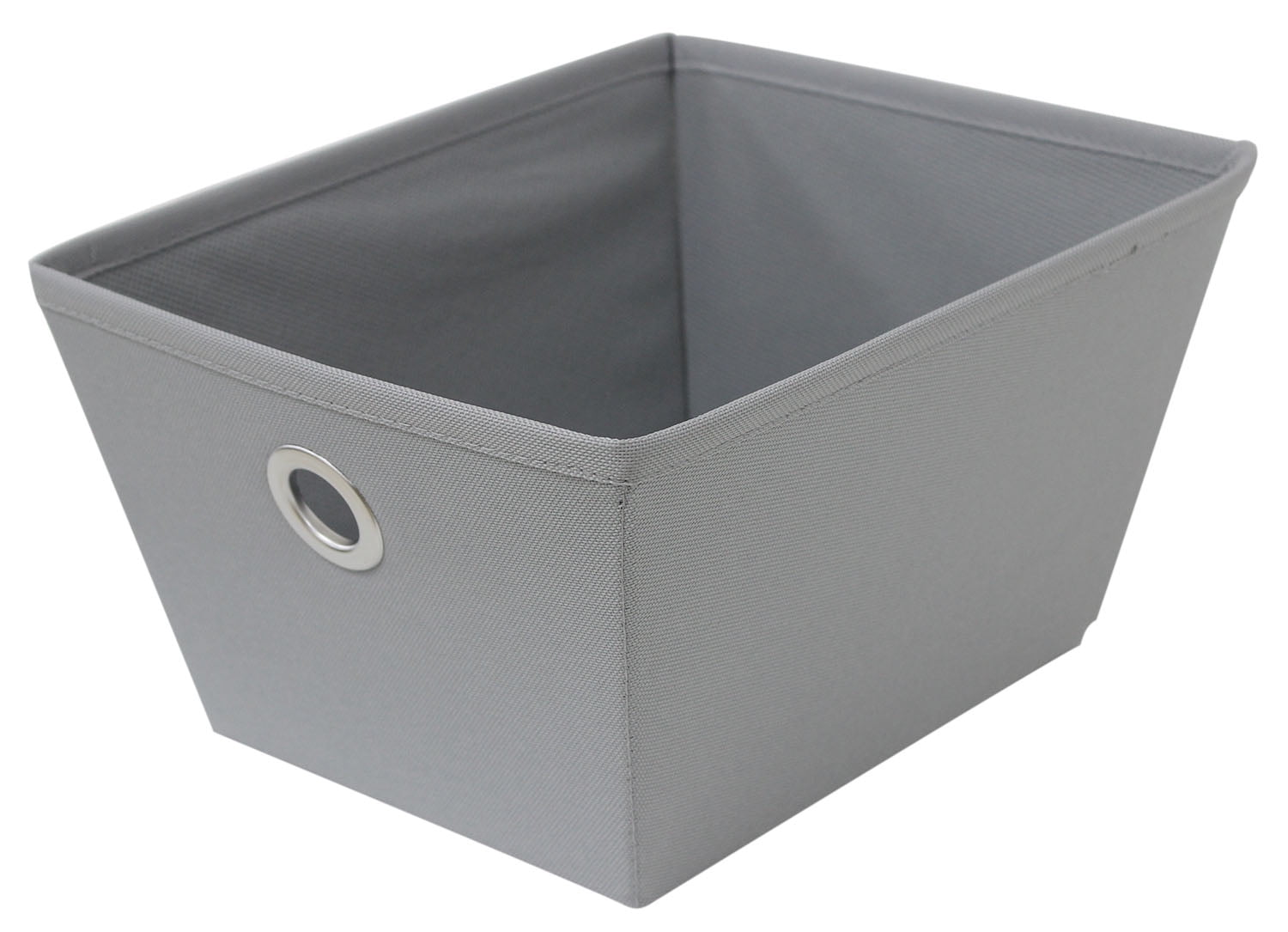 Mainstays Medium Storage Bins (8" x 10" x 5.5"), Set of 8, Soft Silver