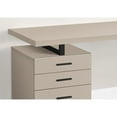 thumbnail image 4 of Monarch Specialties Computer Desk, Home Office, Laptop, Storage Drawers, 48"L, Work, Beige Laminate, 4 of 5