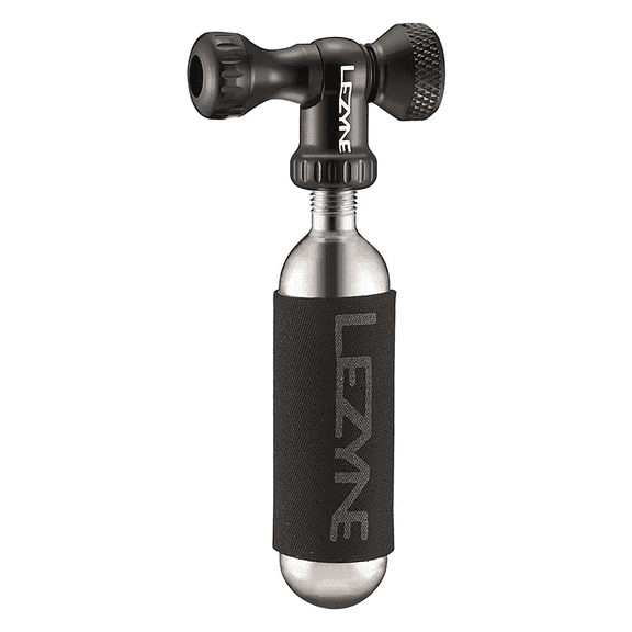 Lezyne Control Drive CO2 Inflator with 16g CO2 and Sleeve Schrader or Presta