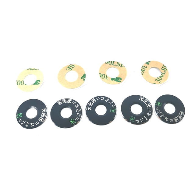 Methold Botón de cubierta de placa de modo de Dial, pieza de reparación de función de botón, accesorios de reparación negros, Accesorios de cámara y óptica